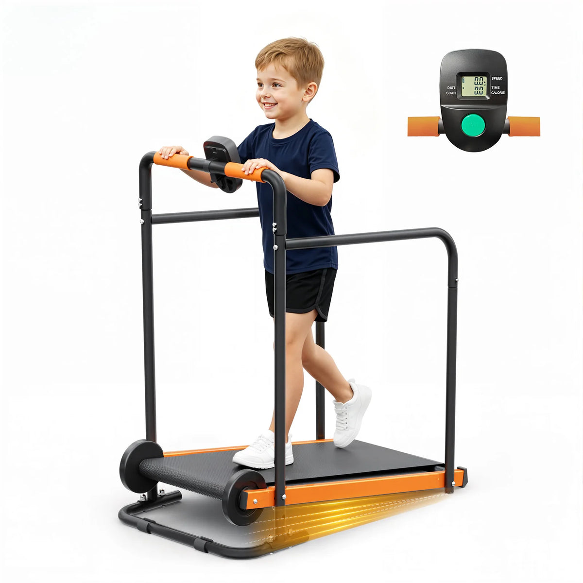 AKLUER Kids Self Propelled Walking Pad Treadmill for Indoor Exercise
