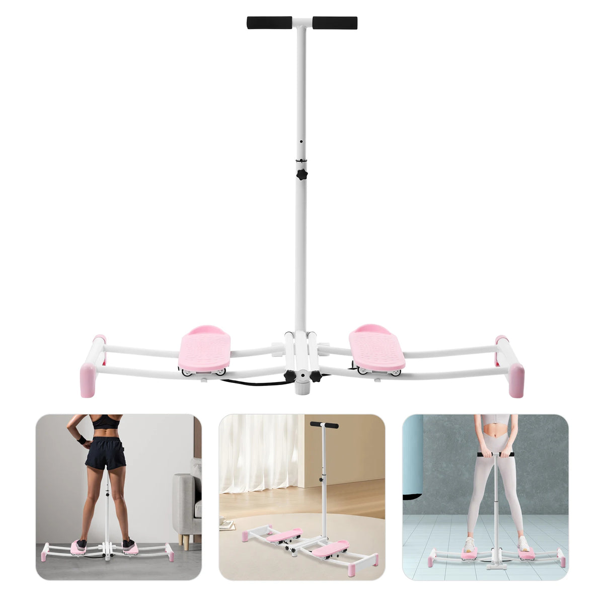 Pelvic Floor Muscle Trainer and Ski Simulator Leg Fitness Machine