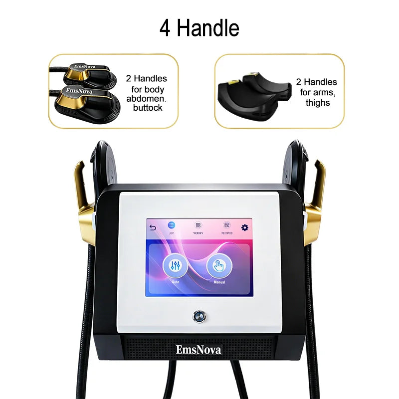 Portable 6500W EMS Muscle Stimulat 15T 200HZ High Frequency Muscle Stimulator Full Body Shaping Fat Burner Post-Workout Recovery