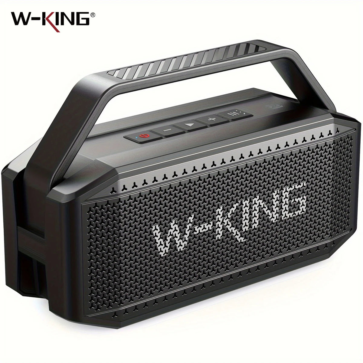 W-KING D9-1 Deep Bass Bluetooth Speaker, IPX6 Portable Waterproof, Wireless with Subwoofer