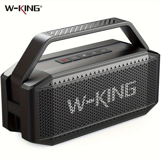 W-KING D9-1 Deep Bass Bluetooth Speaker, IPX6 Portable Waterproof, Wireless with Subwoofer