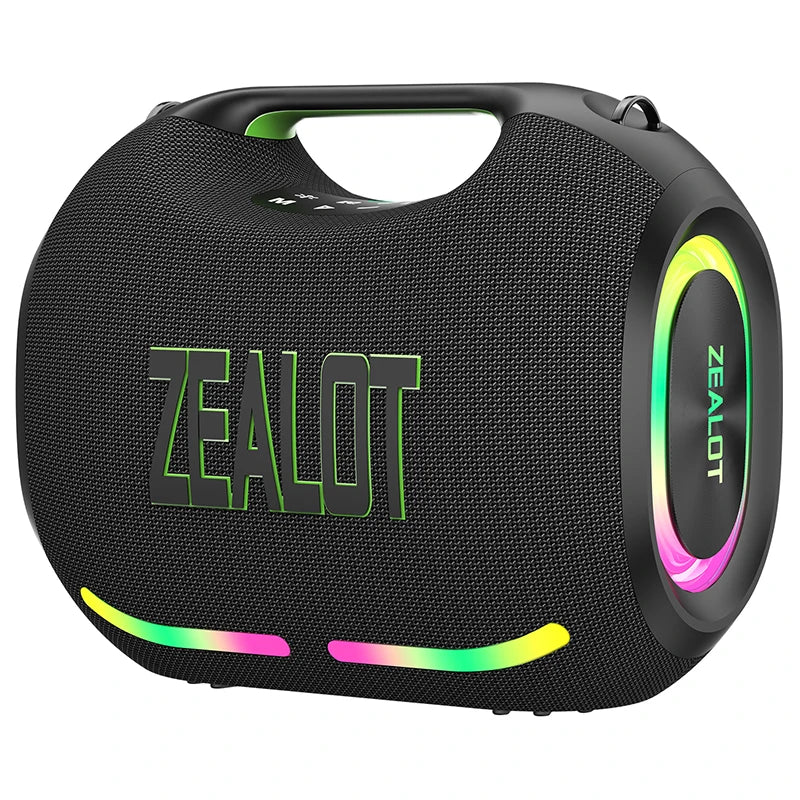 Zealot Portable Bluetooth Speaker With Subwoofer And Waterproof Design