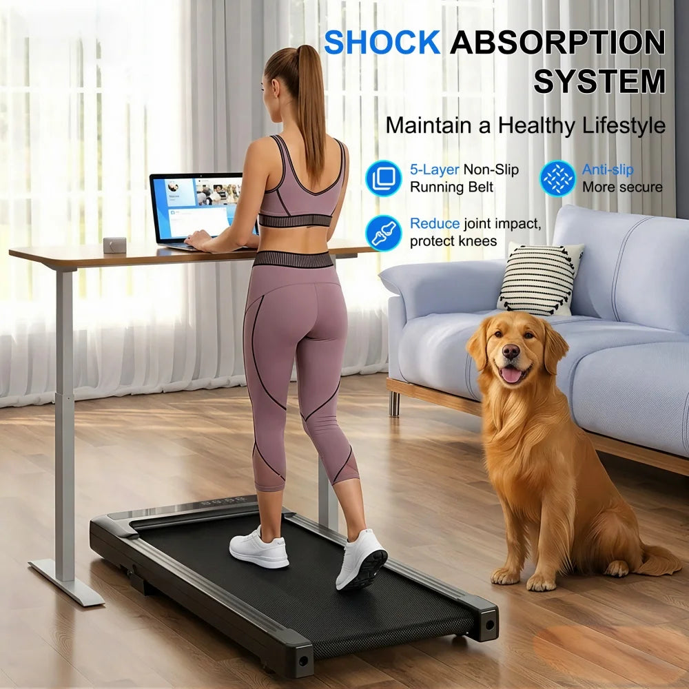 Superun Foldable Treadmill With 6 Percent Incline 2.5HP