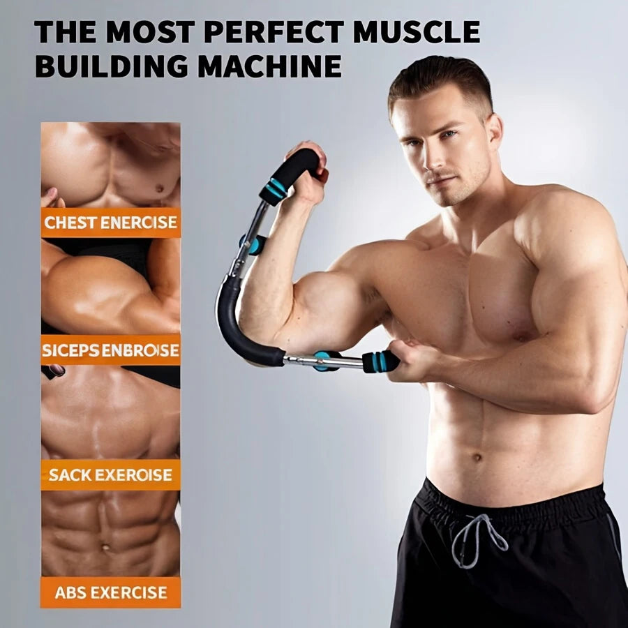 U Shaped Power Twister Bar, Hand Gripper Arm Training Equipment