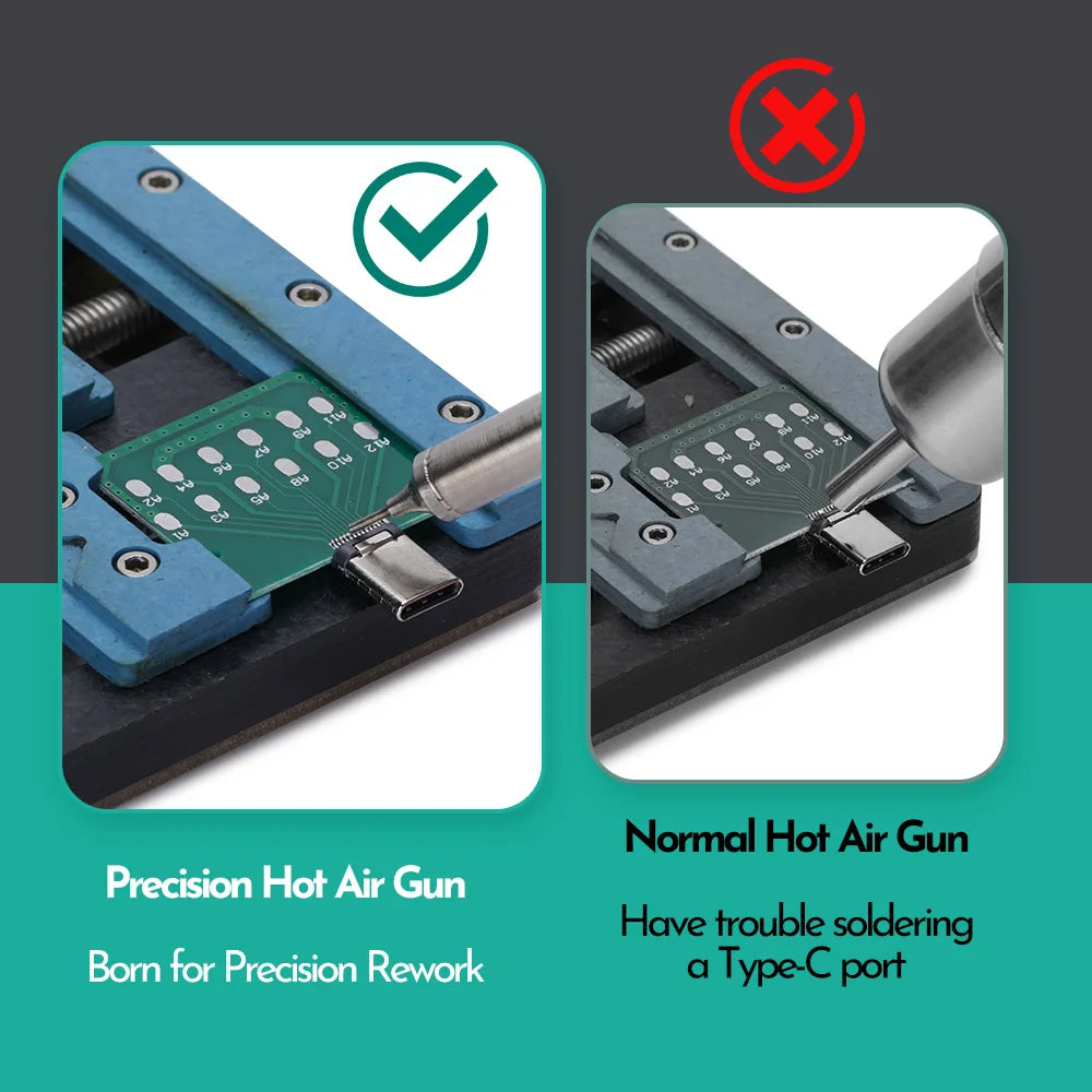 YIHUA 992D-II Precision Hot Air Soldering Station For Electronics Repair