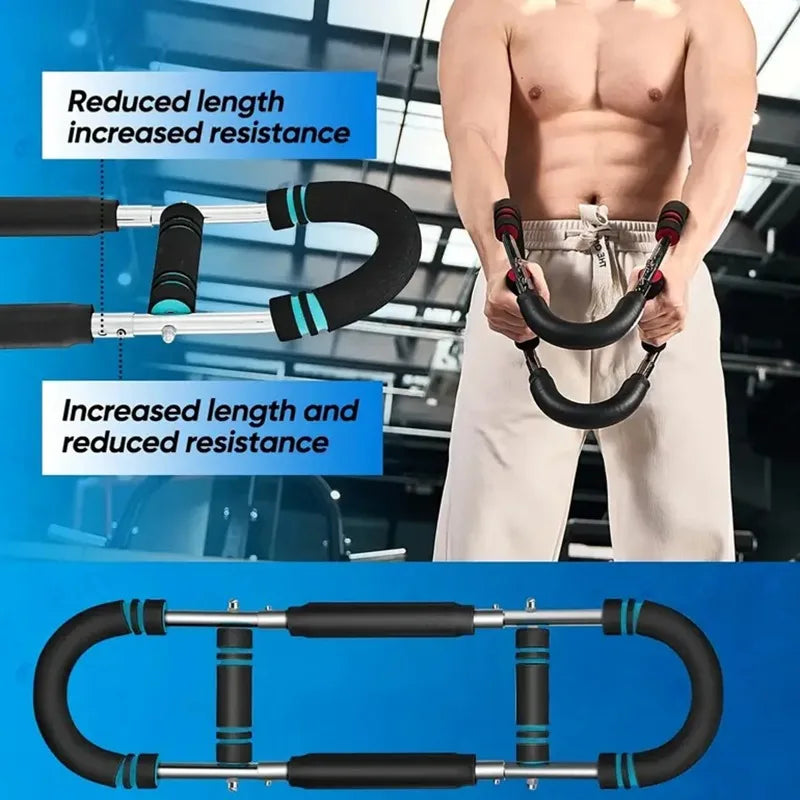 Adjustable Power Twister Bar For Home Upper Body Strength Training