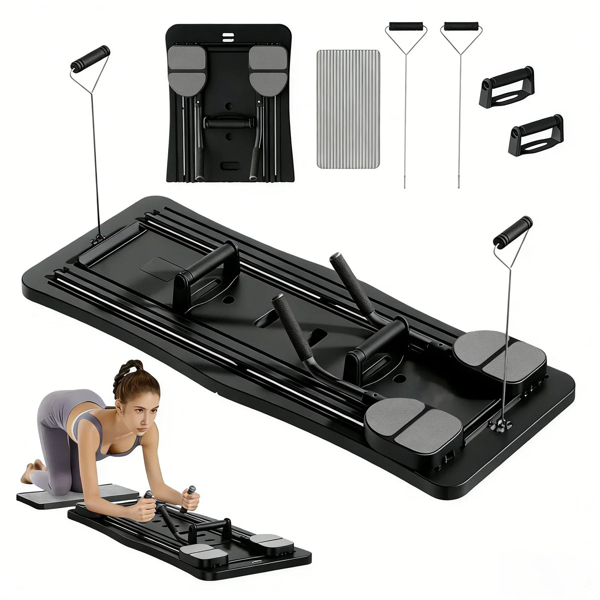Foldable Pilates Board Core Trainer for Full Body Workouts
