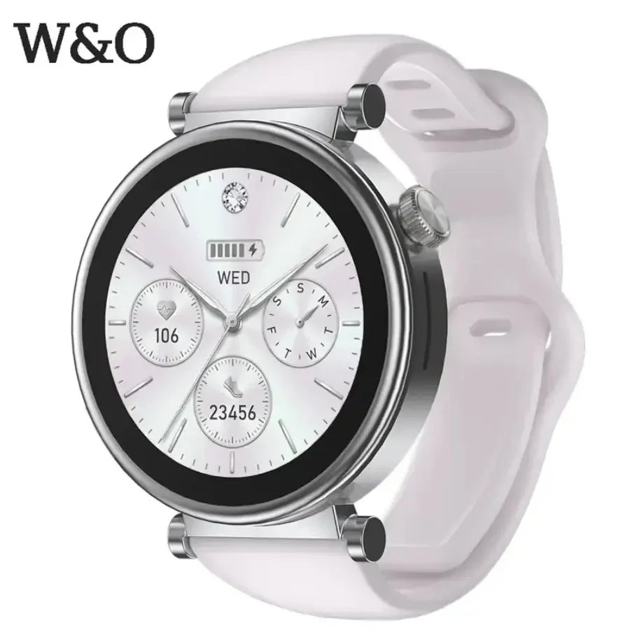 Smart Watch for Women, Fitness Tracker & Activity Tracker with Bluetooth Calls (Answer/Make), 1.8" HD/AMOLED Smartwatch for iOS/Android, 100+ Sport Modes, IP67 Waterproof, Heart Rate/SpO2/Sleep Monitor, 7 Bands