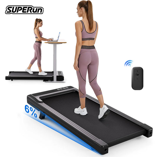 Superun Foldable Treadmill With 6 Percent Incline 2.5HP