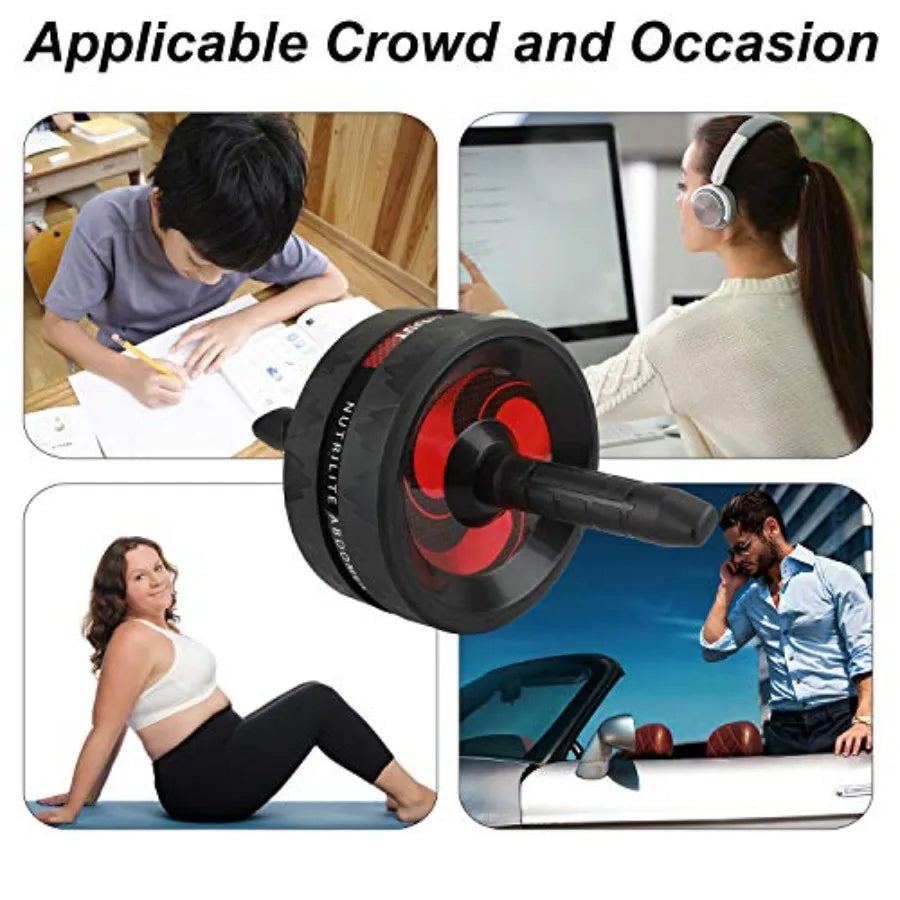 Abdominal Roller Wheel Muscle Trainer for Arms Back and Core