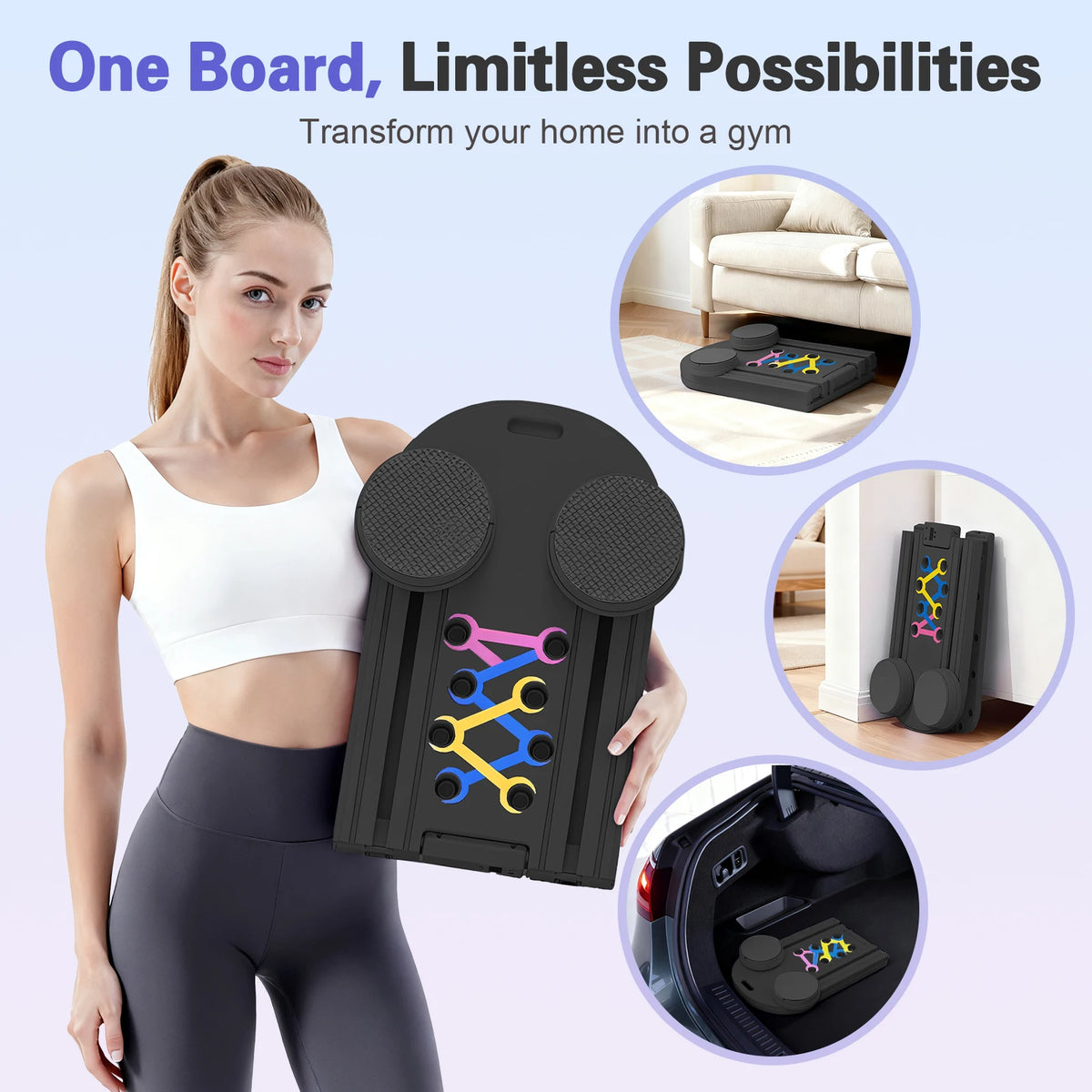 Multifunctional Pilates Board for Full Body Strength and Core Training