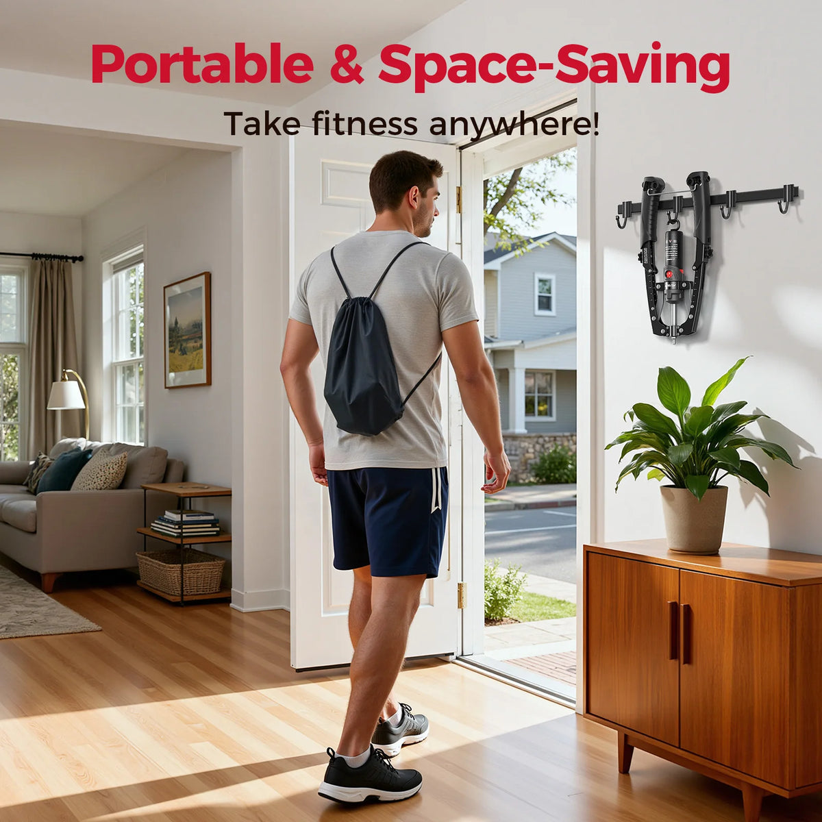 FLYBIRD 3-in-1 Twister Arm Trainer with Ab Roller Wheel