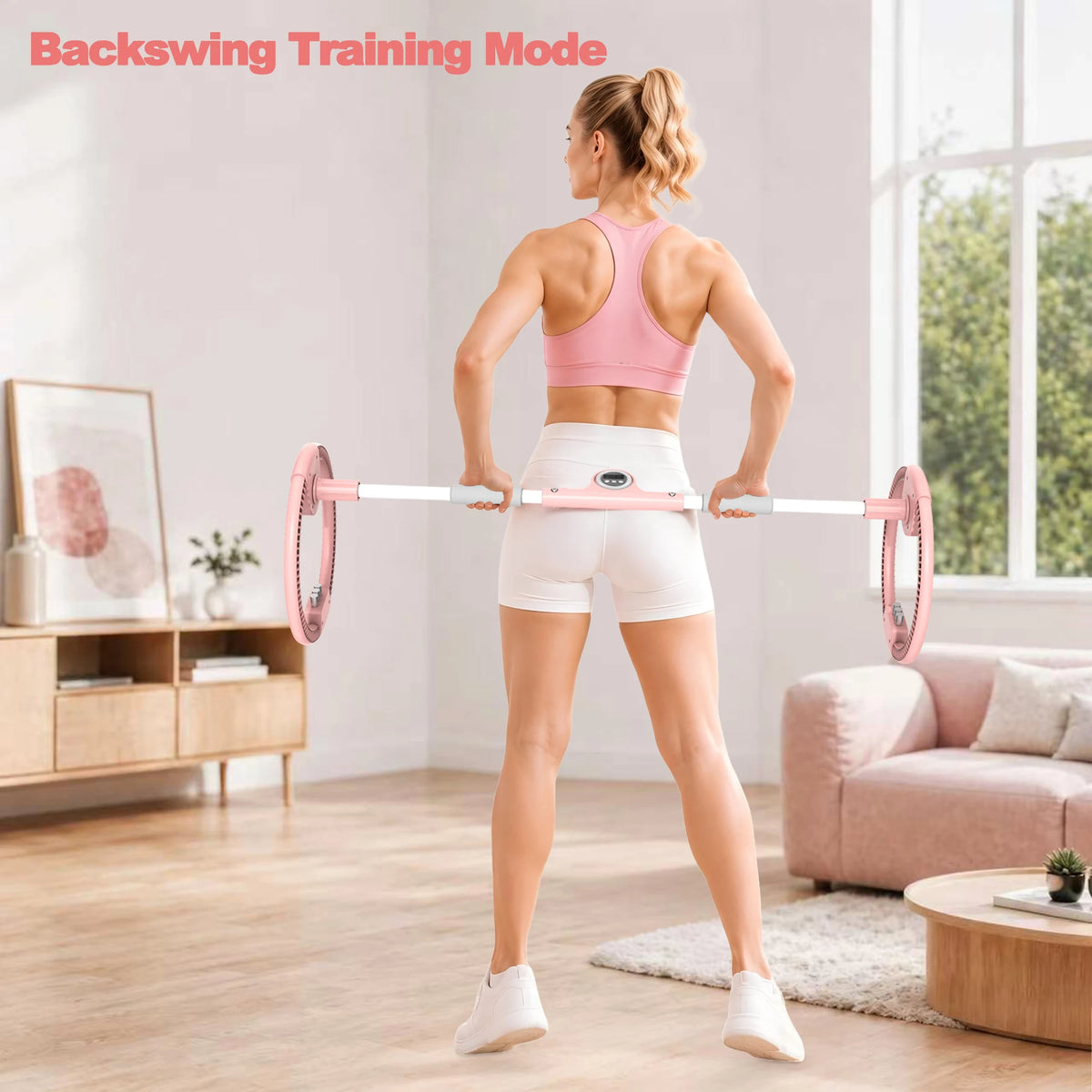 Adjustable Dual Wheel Forearm Wrist Exerciser With Resistance Weights