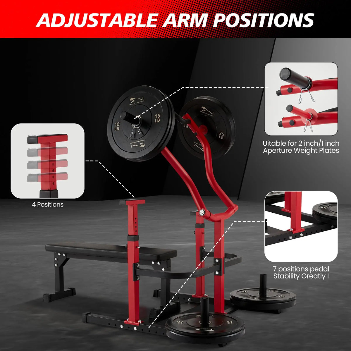 Chest Press Machine With Independent Converging Arms For Strength Training