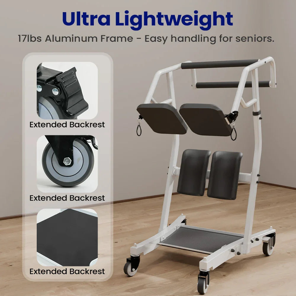 Sit To Stand Lift, Stand Assist Lift For Elderly, Patient Transport Unit, Stand Lift Assistance For Muscle Building & Fall Preve