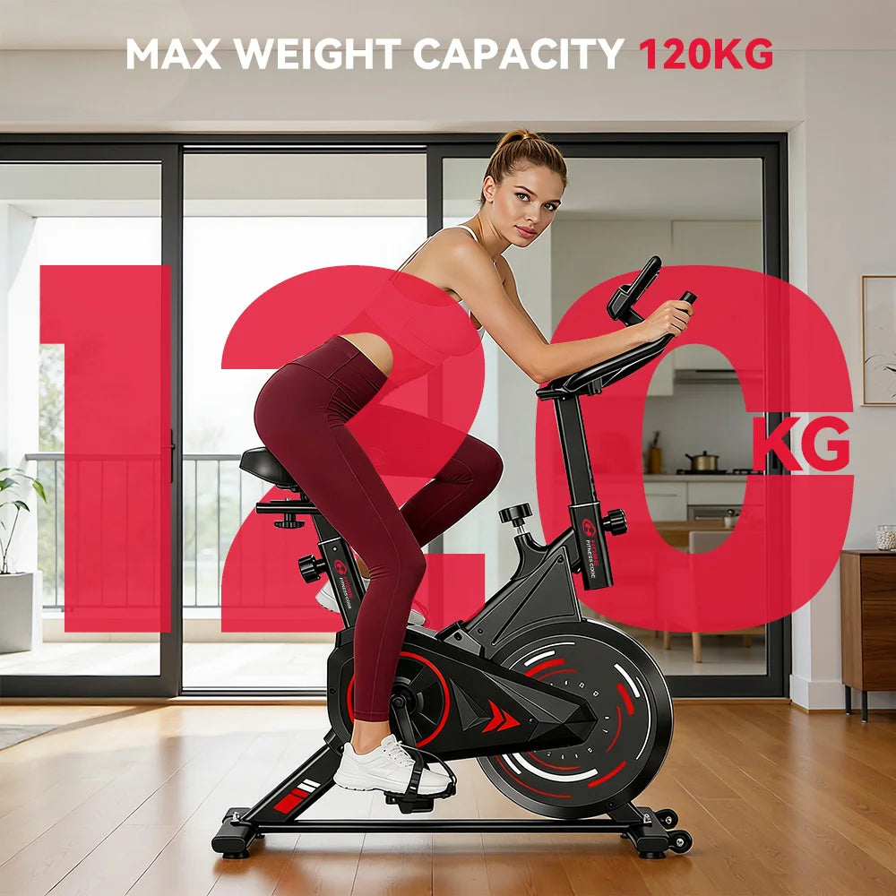Botifly Foldable Indoor Exercise Bike With Resistance And LCD Monitor