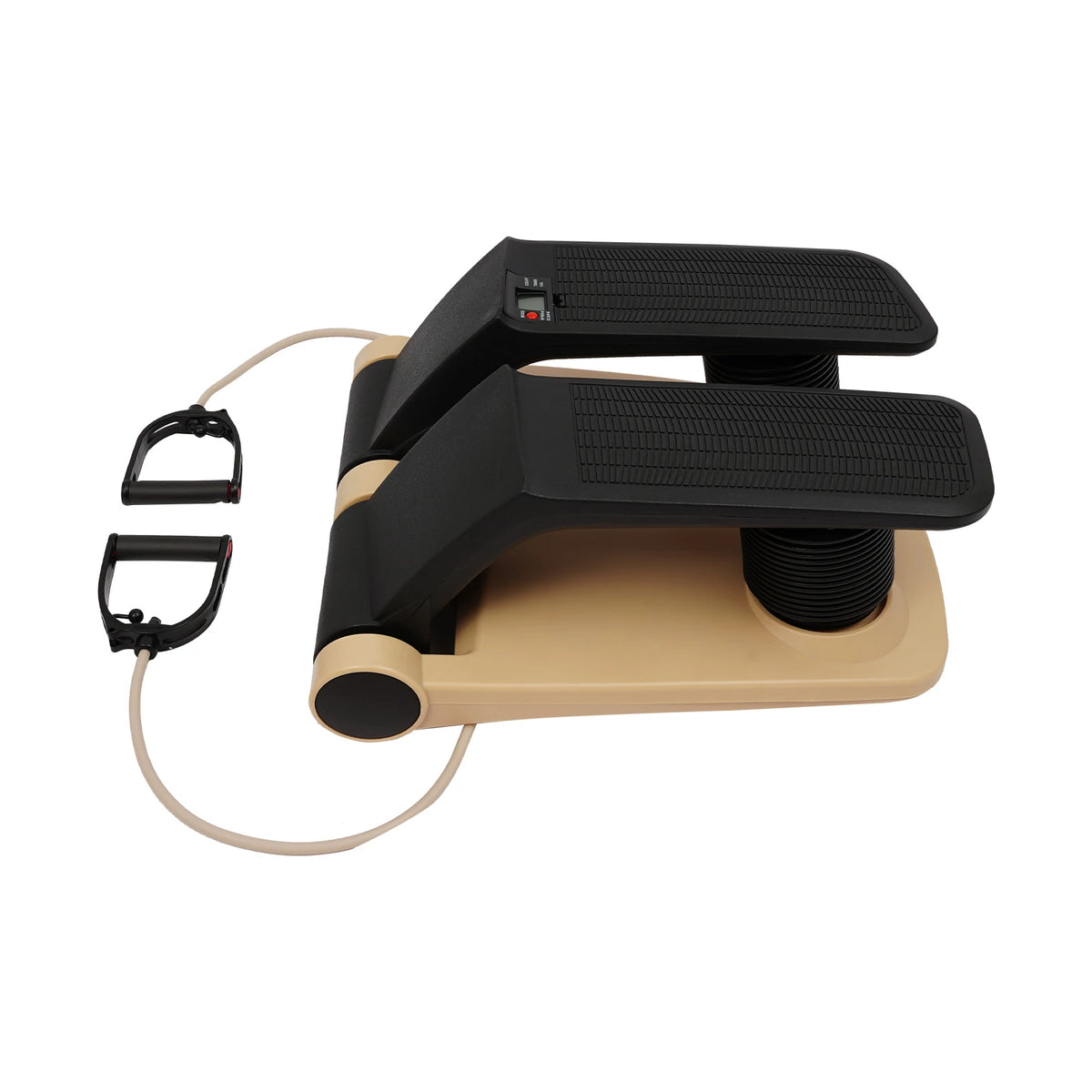 Twist Stepper Exercise Machine With Resistance Bands And LCD Display