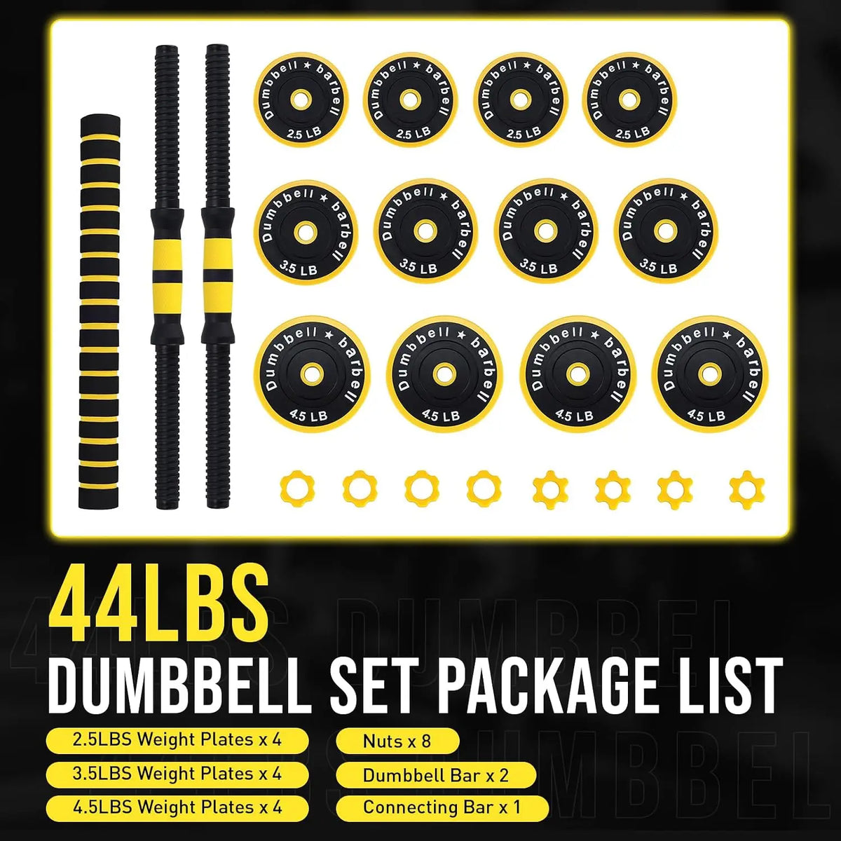 Adjustable Dumbbell Set for Strength Training and Home Workouts