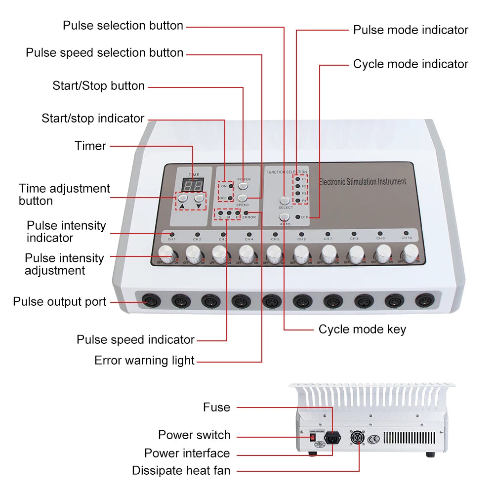 AOKO Portable EMS Muscle Stimulator For Body Slimming