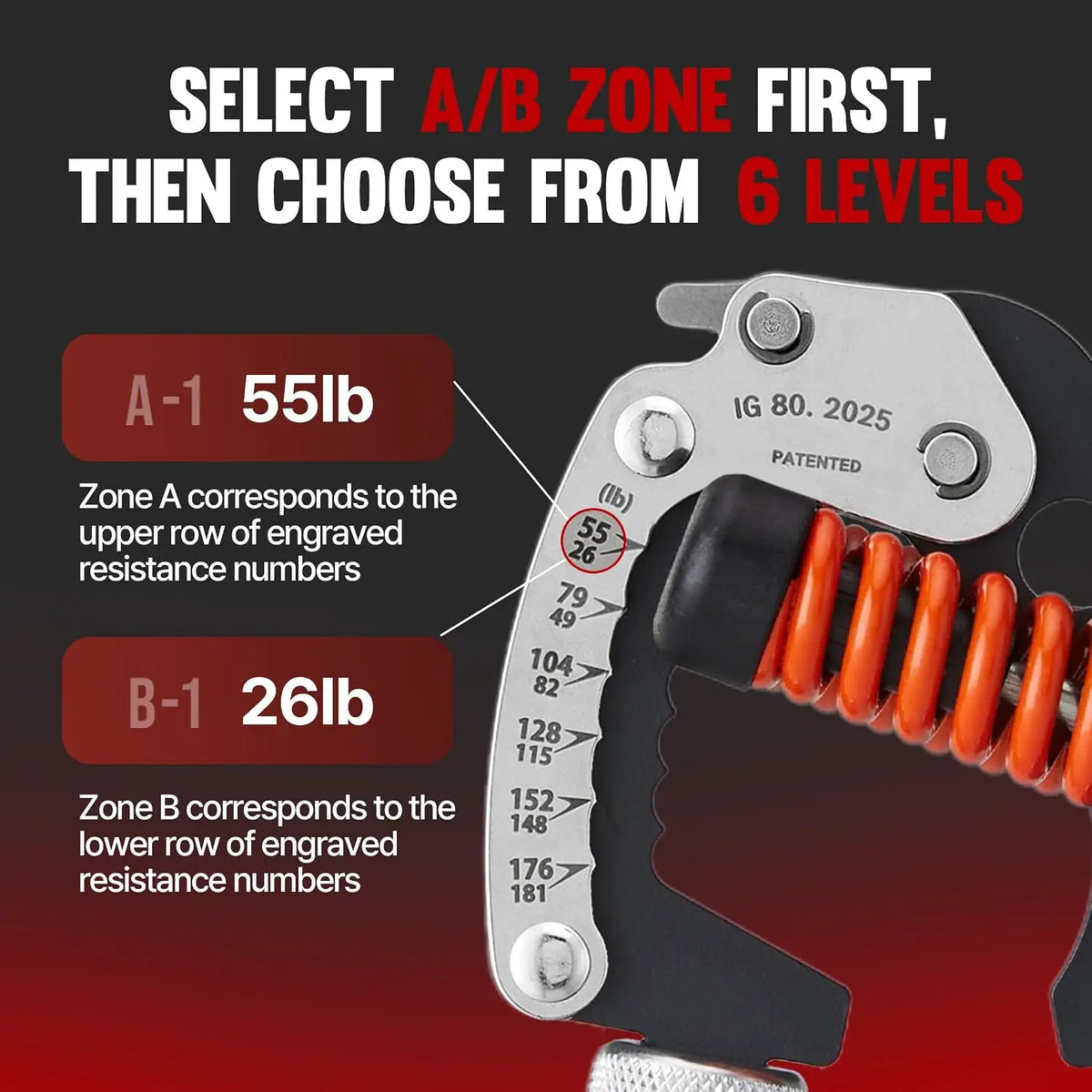 LISM Adjustable Hand Gripper for Grip Strength and Forearm Training