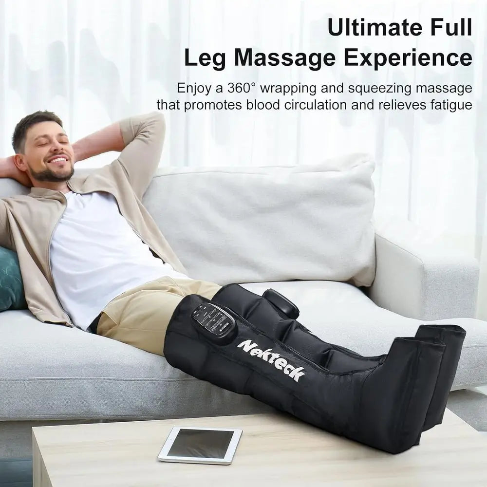 Rechargeable Compression Boots for Leg Recovery with 6 Modes and 4 Intensities