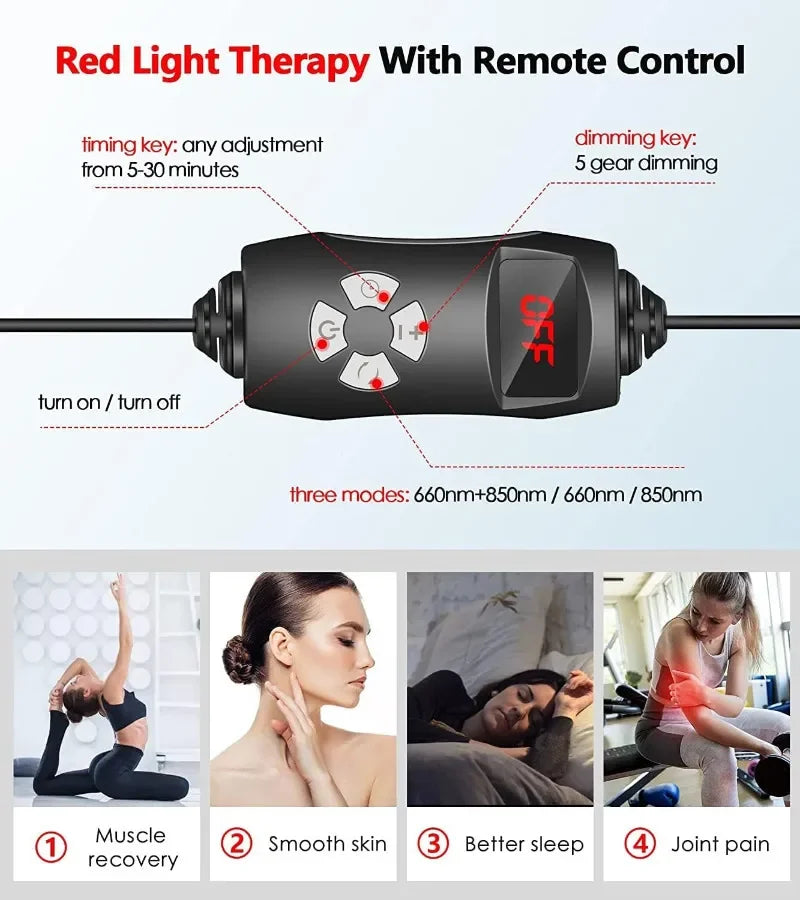 Astarexin Red Light Therapy Lamp Infrared Full Body