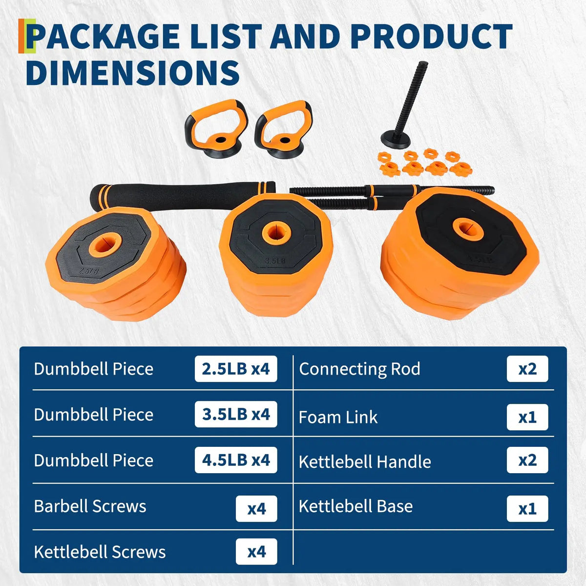 Adjustable Dumbbell Set With Secure Barbell Connector