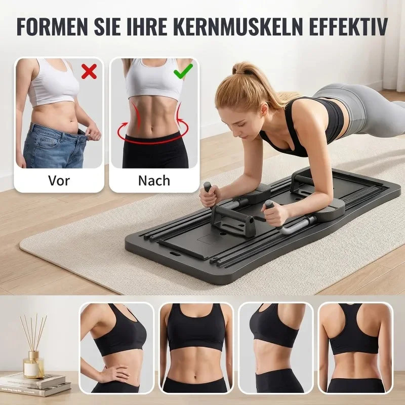 Foldable Pilates Board Core Trainer for Full Body Workouts