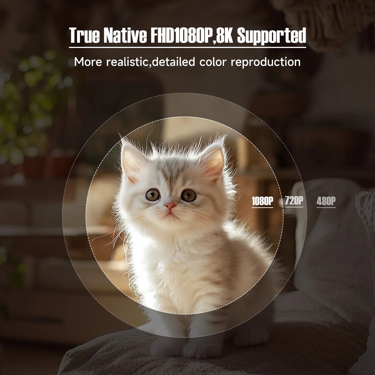 Magcubic Native Projector With Auto Keystone Correction Focus