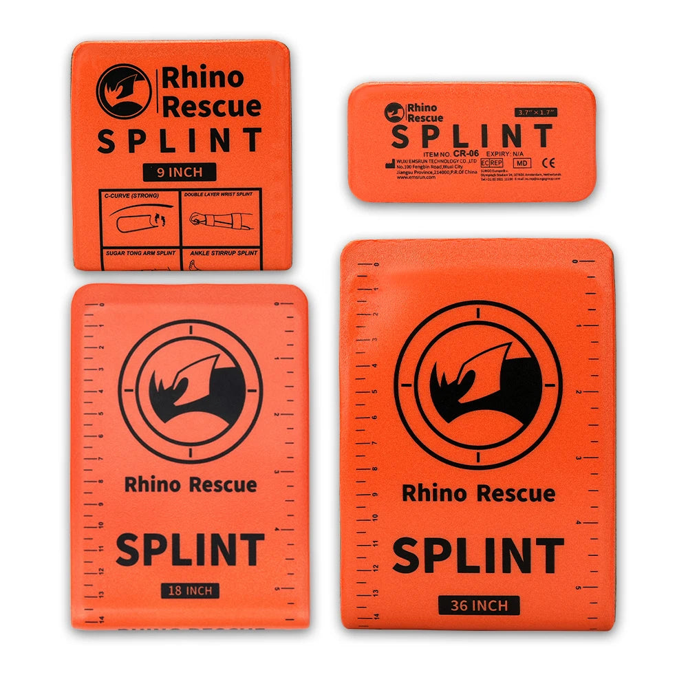 Rhino Rescue Splint Kit Reusable First Aid Medical Tactical