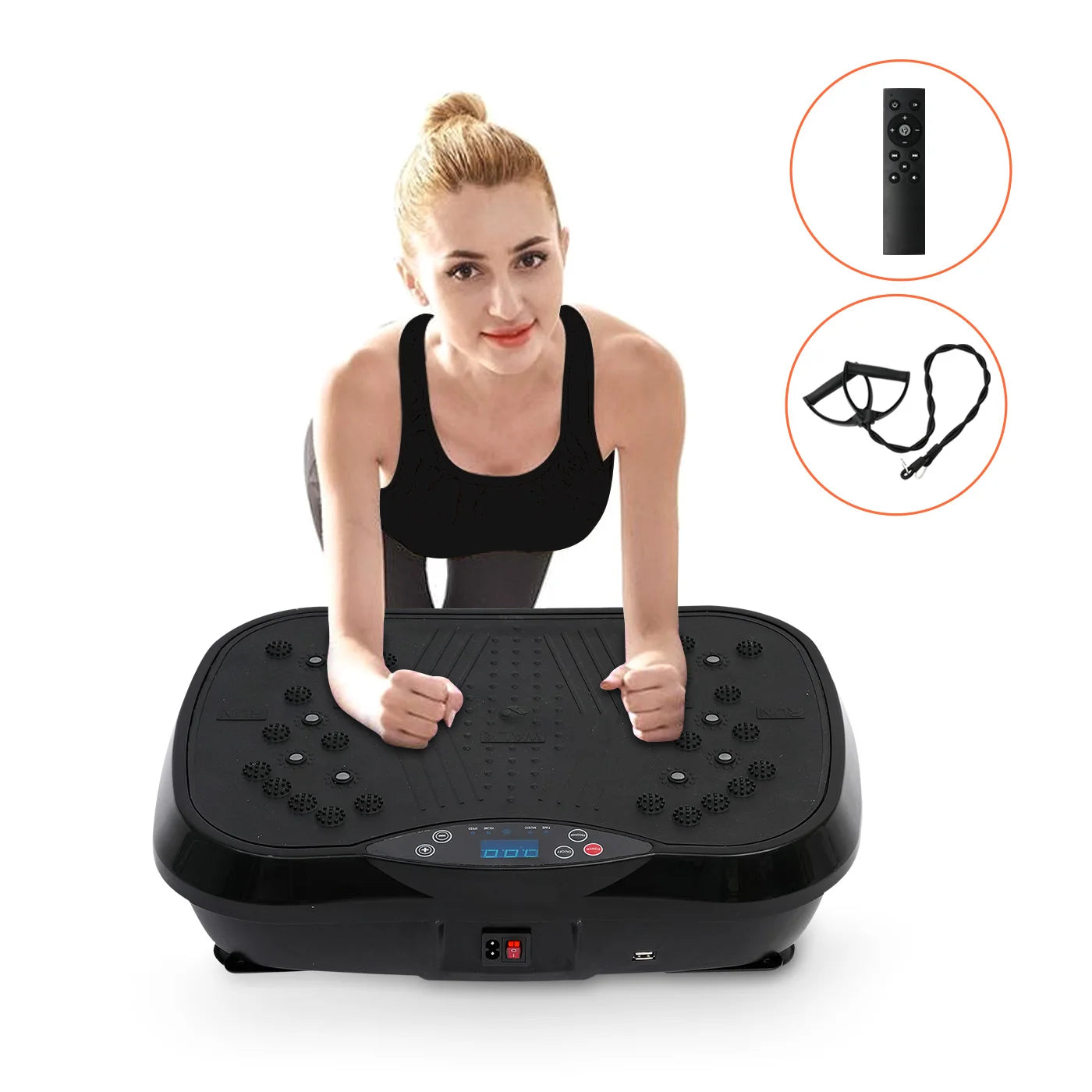 Vibration Plate Exercise Machine for Home Fitness Portable EMS