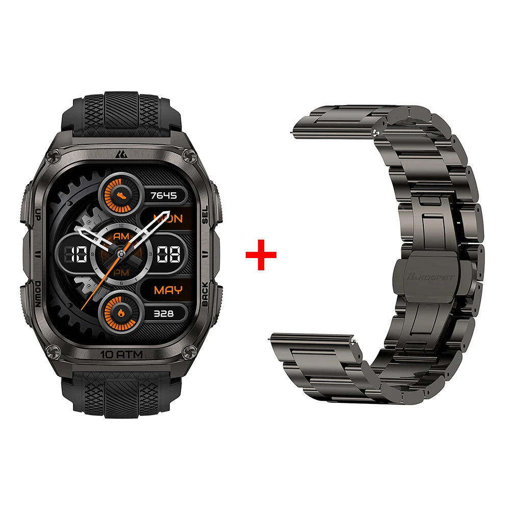 KOSPET Tank M4 Smart Watch With GPS And 24 7 Health Monitor