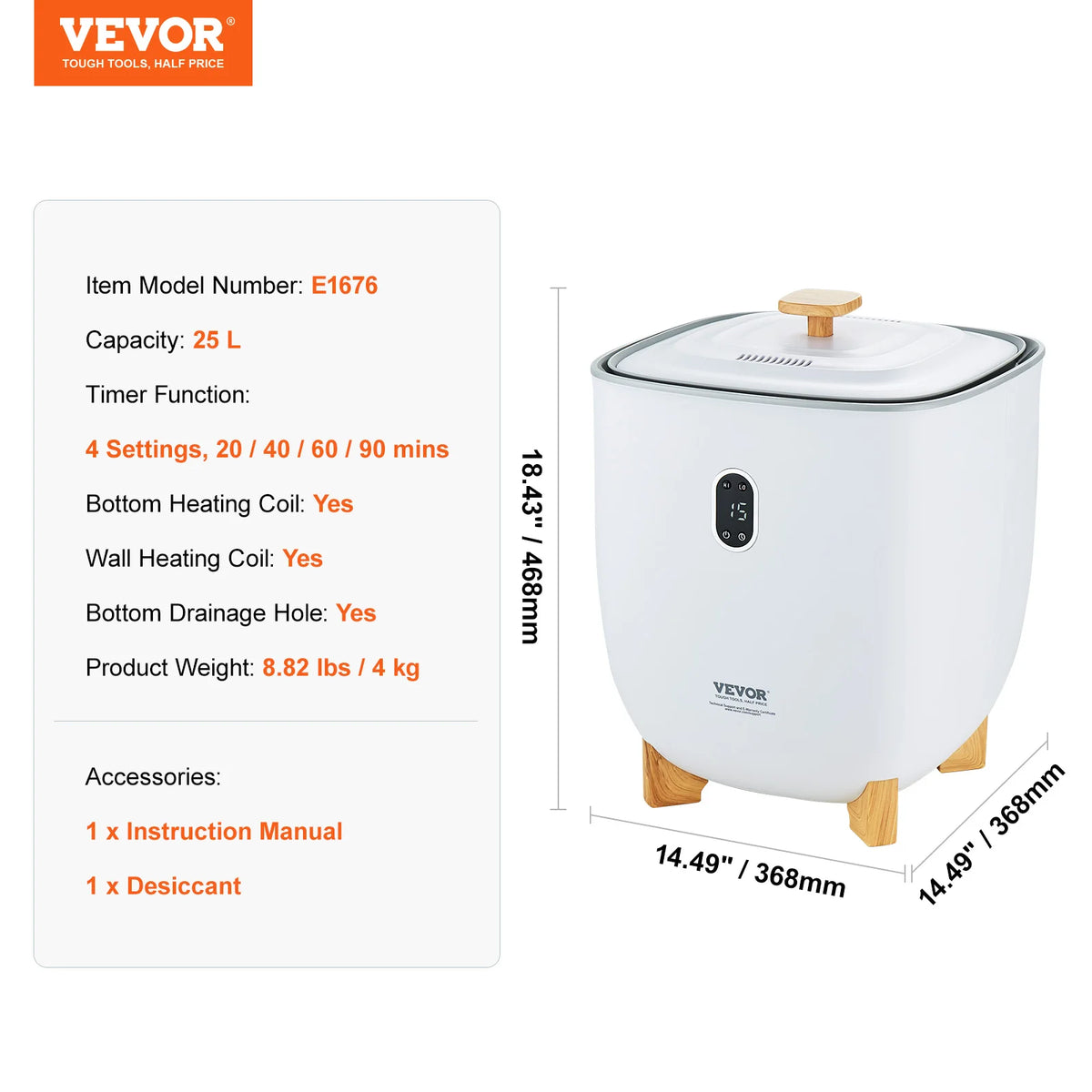 SucceBuy Towel Warmer 20L/25L/35L - Towel Warmer Bucket with Auto Shut Off Child Lock ,LED Screen