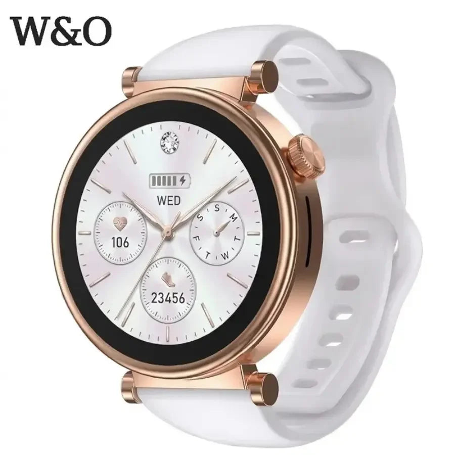 Smart Watch for Women, Fitness Tracker & Activity Tracker with Bluetooth Calls (Answer/Make), 1.8" HD/AMOLED Smartwatch for iOS/Android, 100+ Sport Modes, IP67 Waterproof, Heart Rate/SpO2/Sleep Monitor, 7 Bands