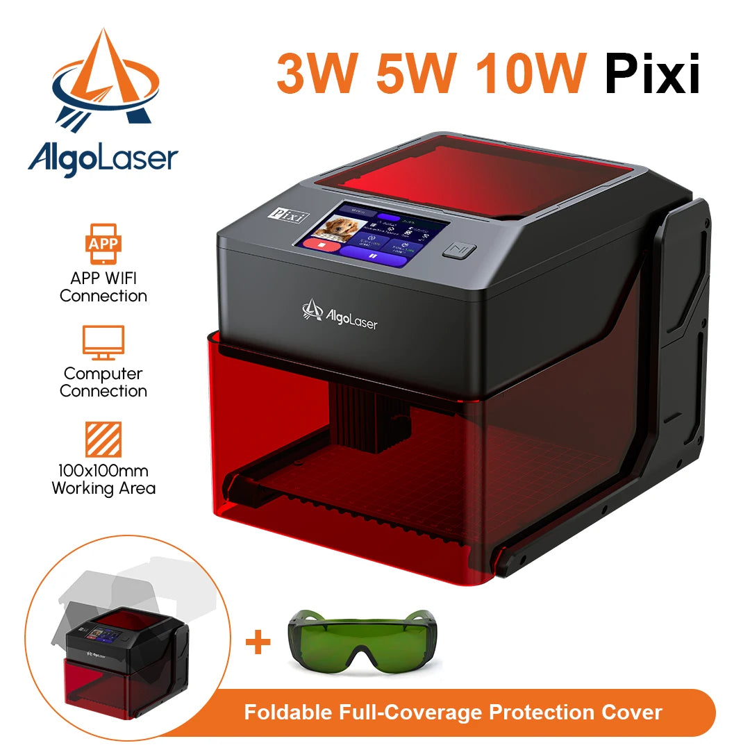 AlgoLaser PIXI Laser"Touch Screen Business Engraving Machine