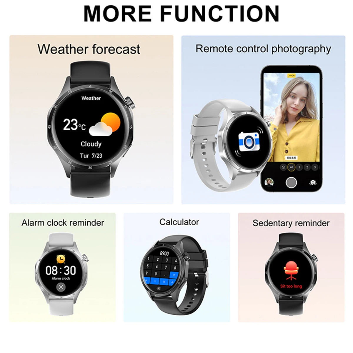 2026 New Smart Watch Men 1.52" HD IPS Screen Bluetooth Call Fitness Tracker Heart Rate Monitor Sports Smartwatch Gift