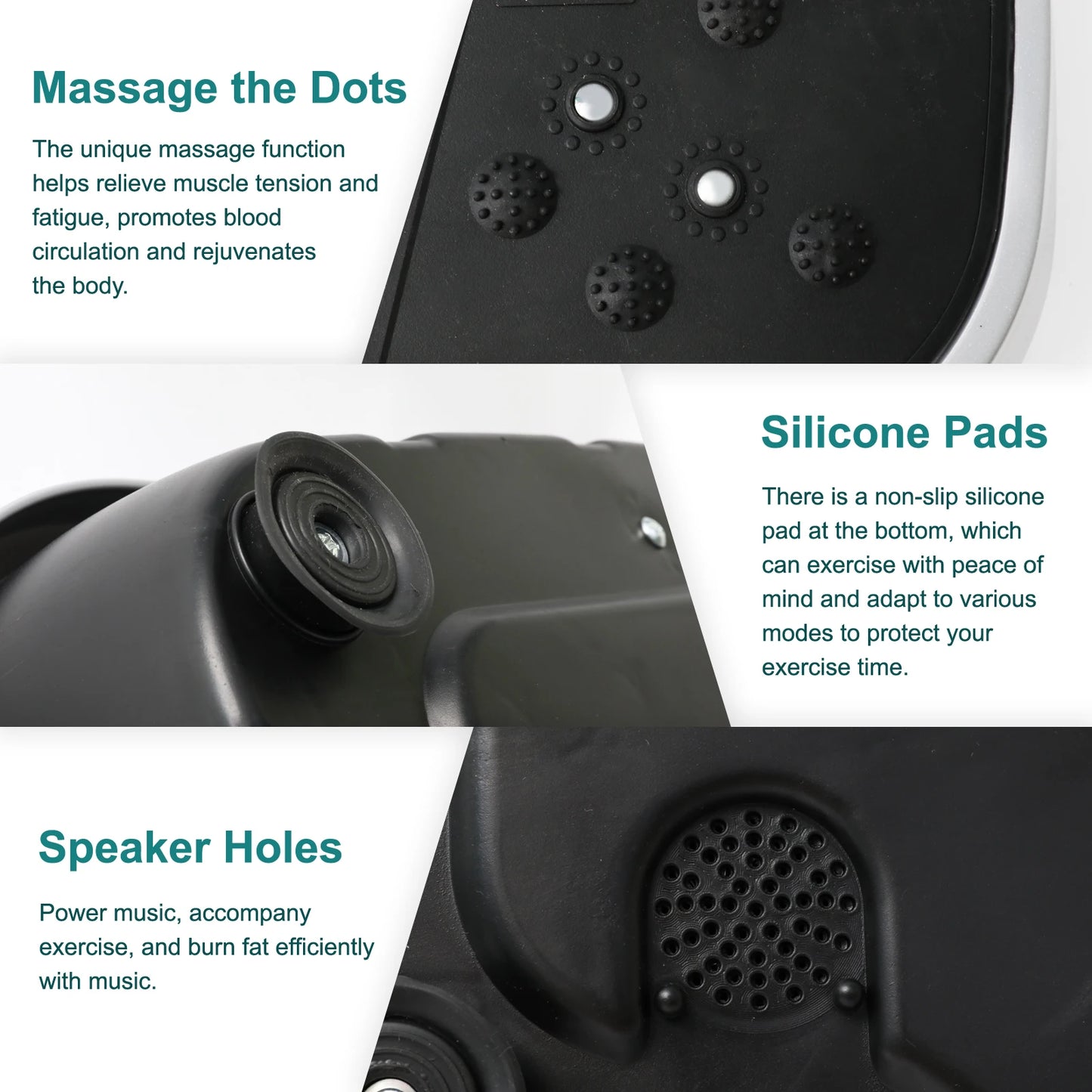 Vibration Plate Exercise Machine for Home Fitness Portable EMS