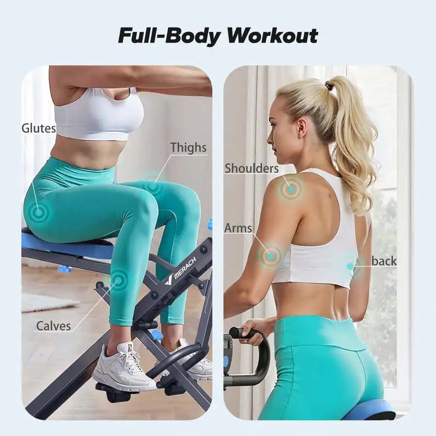 Upgraded Squat Row Trainer With Adjustable Resistance And Tablet Stand