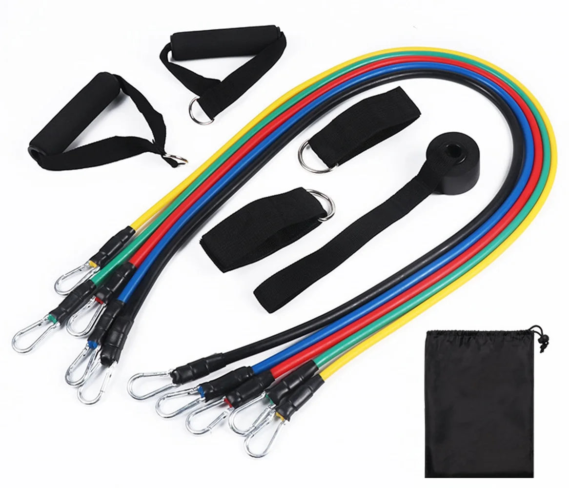 Multifunction Fitness Tension Rope Set for Stretching and Training