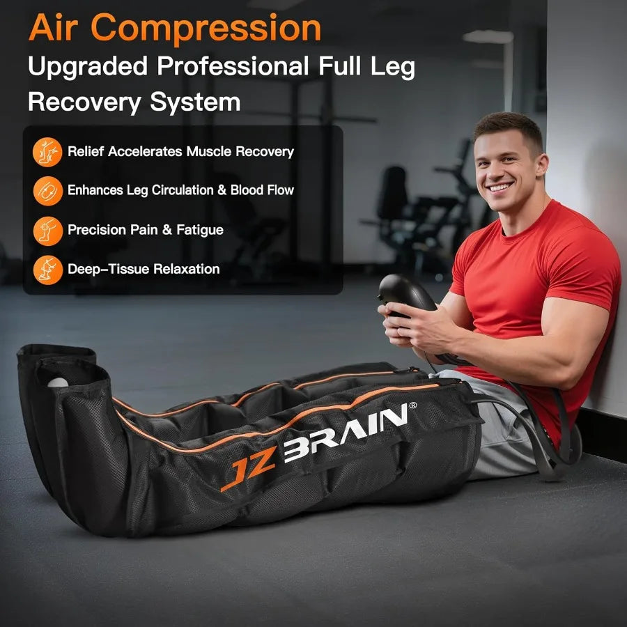 Sequential Air Compression Recovery System: Professional Sequential Compression Boots for Fast Recovery Circulation Improvement