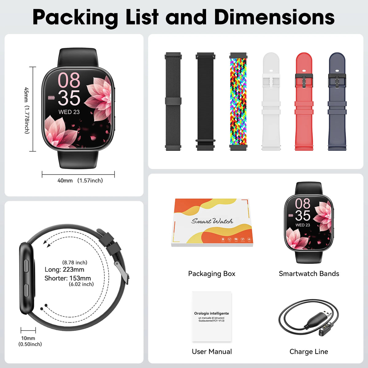 Bluetooth Calling Smart Watch With Fitness Tracking And IP67 Waterproofing