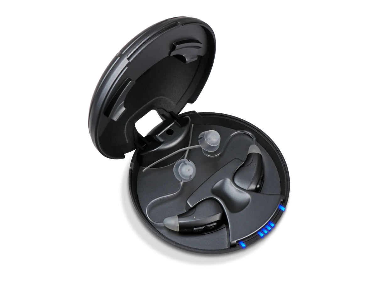 JINGHAO Digital Hearing Loss Aids, Rechargeable, Invisible BTE.  Sound Device for Elderly.