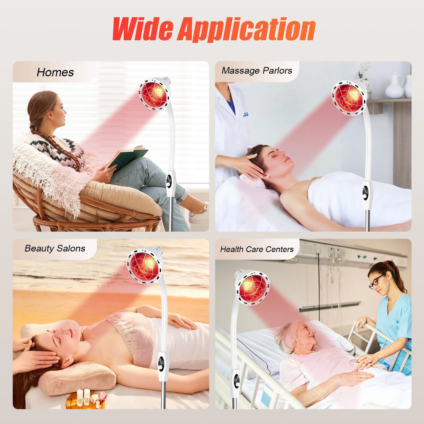 Professional 275W Infrared Heat Lamp For Joint Pain Relief