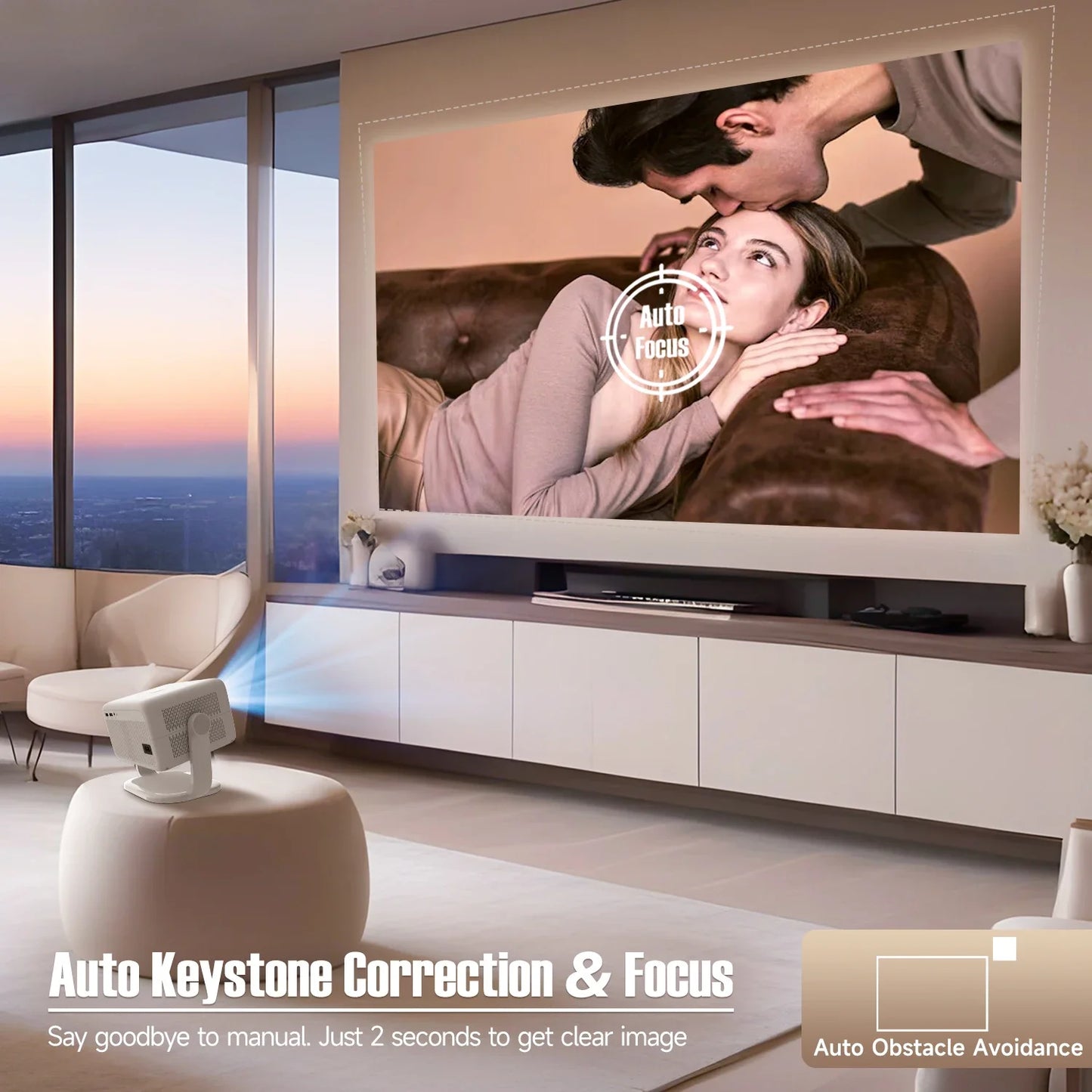 Magcubic Native Projector With Auto Keystone Correction Focus