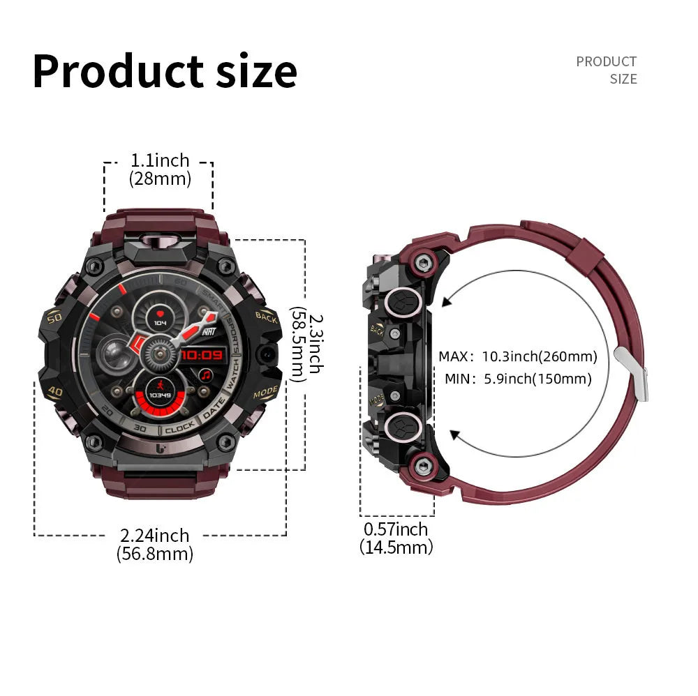 Lokmat Appllp 2 Pro Rugged Android Smartwatch 4G Dual Camera