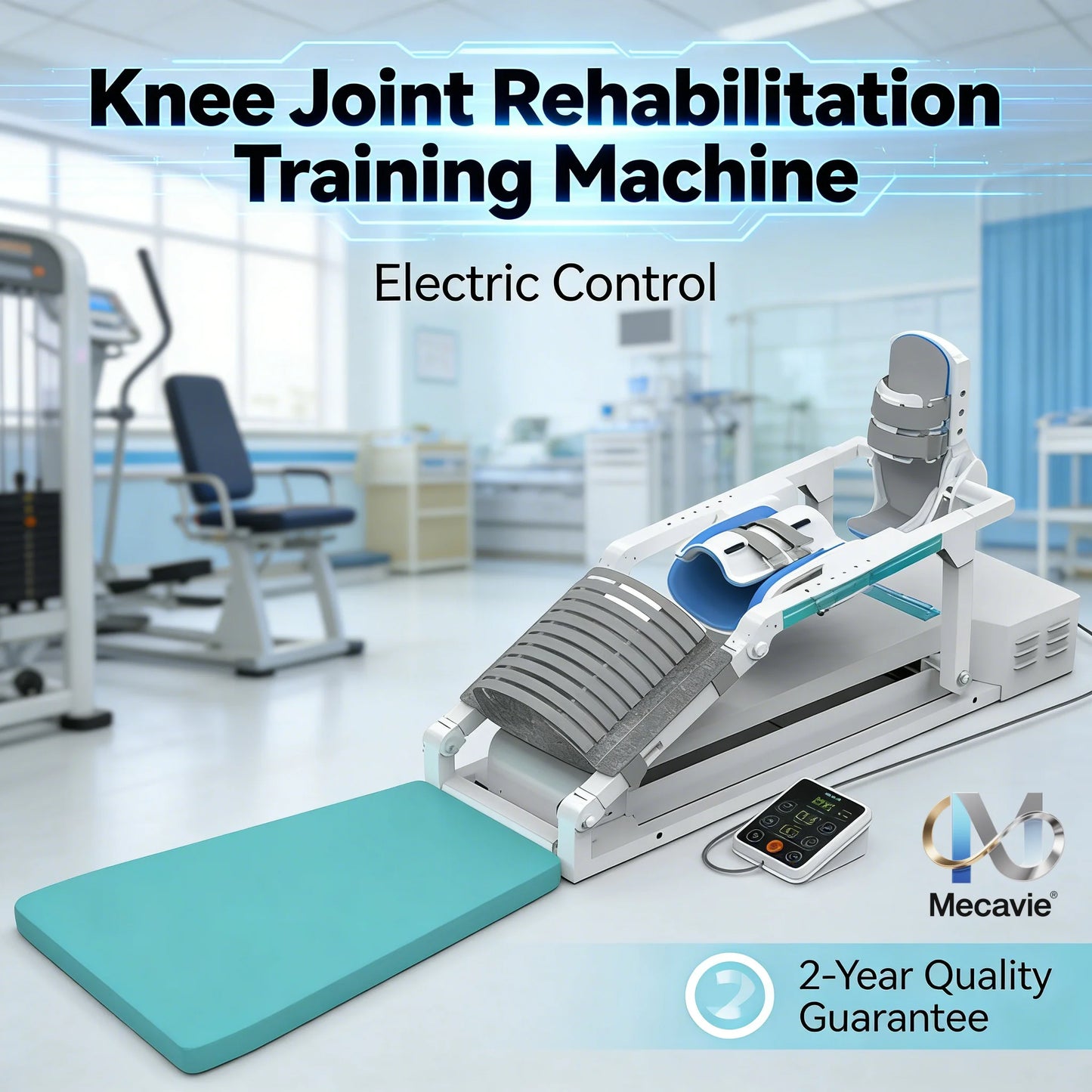 Electric Knee Joint Rehabilitation Machine Home Use Lower Limb Fracture Recovery Leg Exerciser Physical Therapy Device Sprains