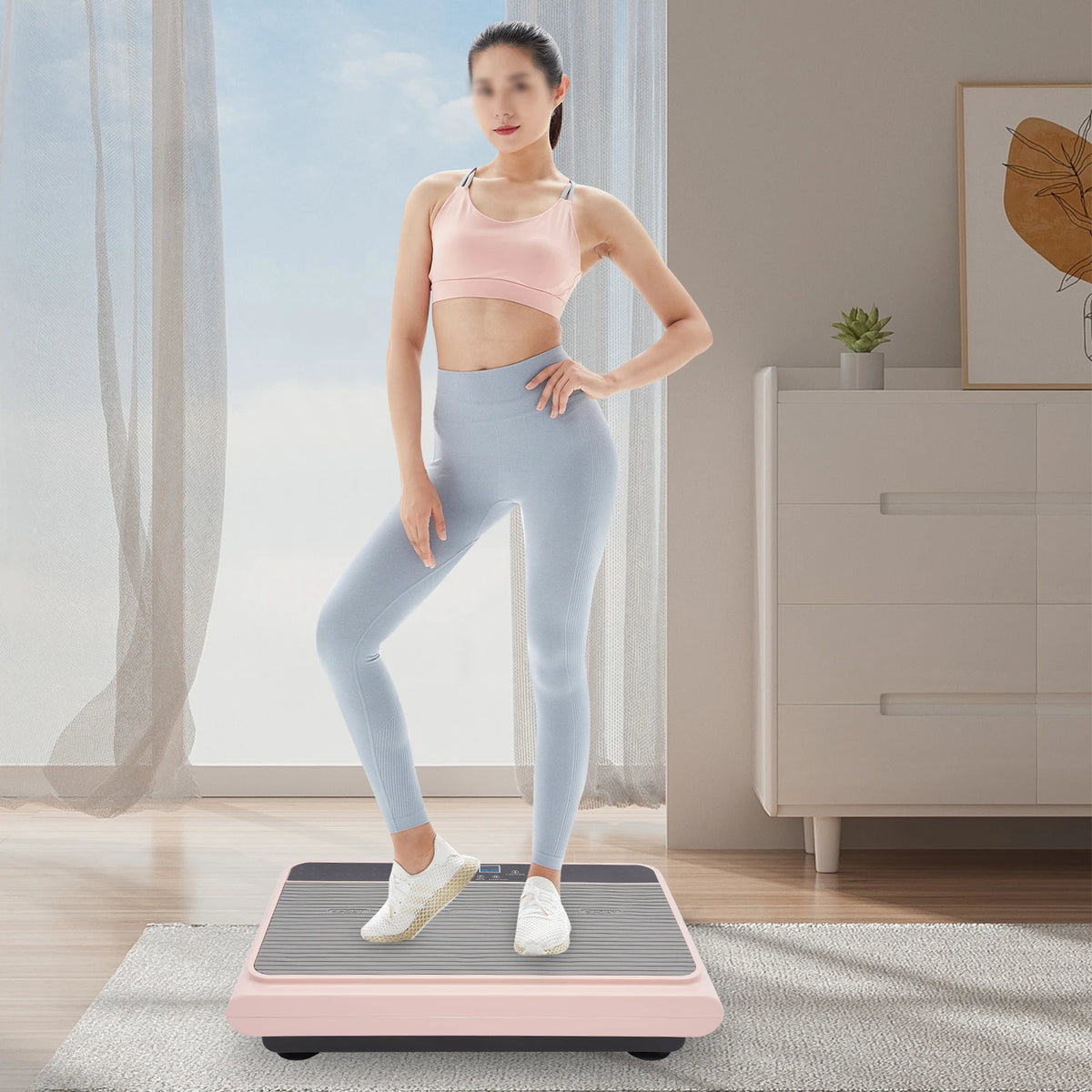 Whole Body Vibration Plate Machine for Fitness and Muscle Relaxation