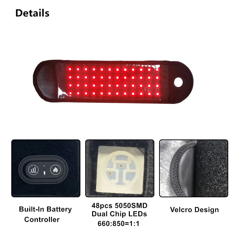 ZONGKUNG Rechargeable Cordless Near Infrared Wrist Therapy Wrap