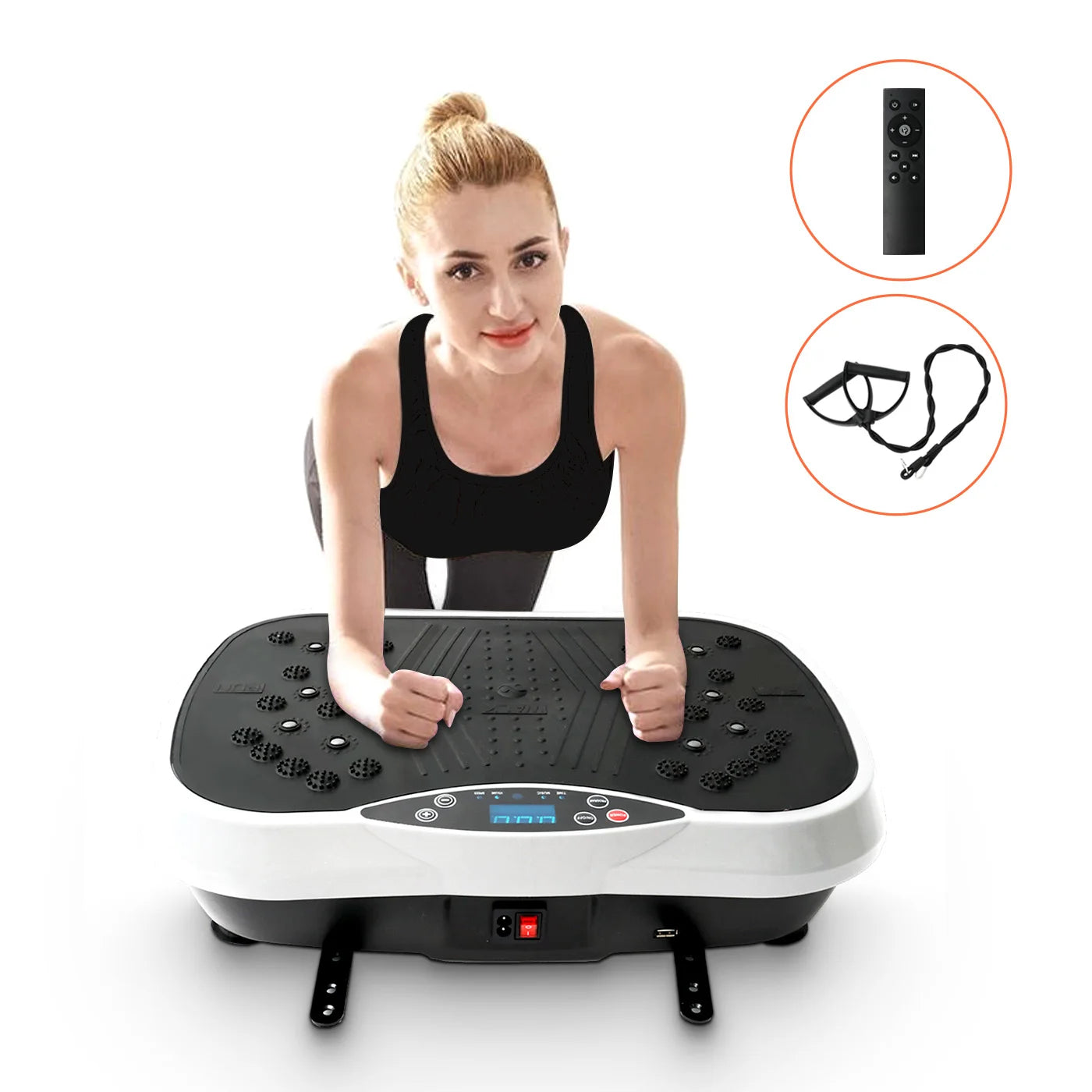Vibration Plate Exercise Machine for Home Fitness Portable EMS