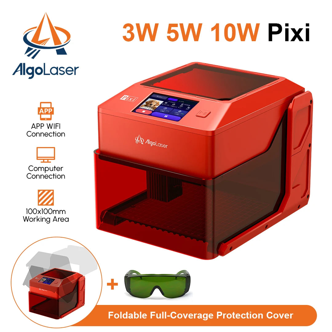 AlgoLaser PIXI Laser"Touch Screen Business Engraving Machine